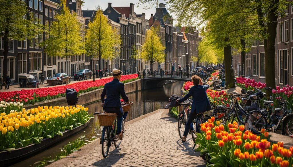 Amsterdam bei einem Kurztrip in Europa