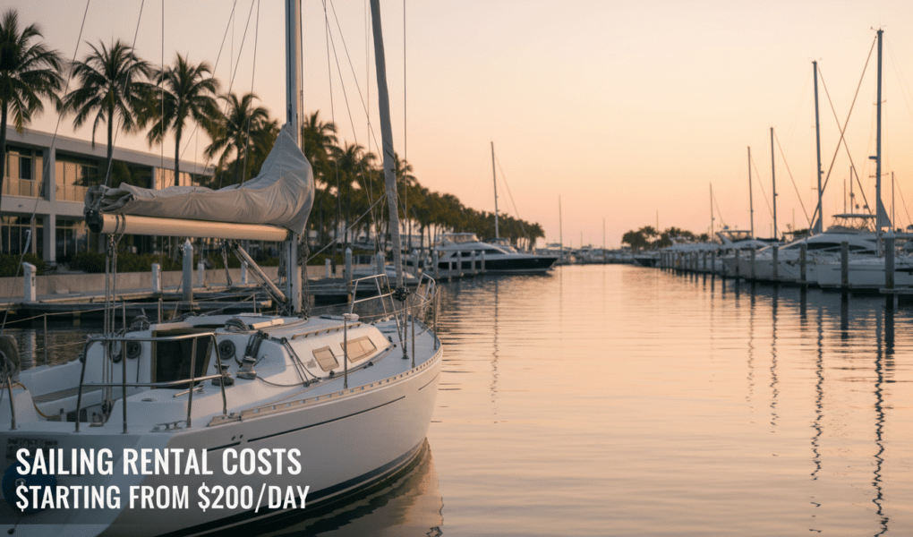 Wie viel kostet es, ein Segelboot zu mieten?