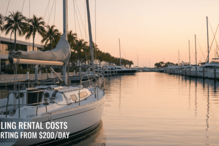 Wie viel kostet es, ein Segelboot zu mieten?